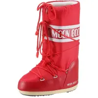 Moon boot - Afterski - Nylon Rouge til UnisexUld - Størrelse 42-44 - Rød