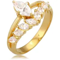 Elli PREMIUM Ring guld / transparent