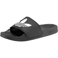 Adidas Originals Badesandal Adilette Lite - Sort/hvid, størrelse 37