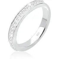 Elli Ring sølv / transparent