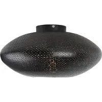 QAZQA Oriental loftslampe sort og guld 40 cm - Radiance