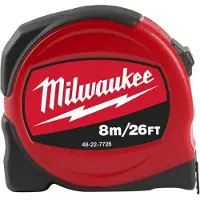 Milwaukee slimmålebånd 8 m SLIM S8 26/25