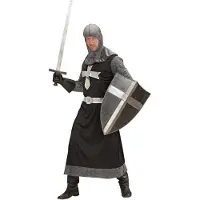 Widmann Dark Crusader - Ridder kostume