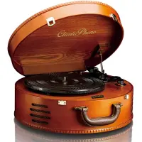 Lenco TT-34, Bæltedrevet pladespiller, Automatisk, Brun, Træ, 33,45,78 rpm, 33,45,78 rpm