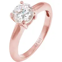 Elli Ring 'Solitär' rosa guld