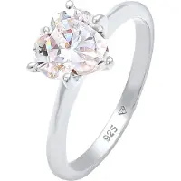 Elli Ring sølv / transparent