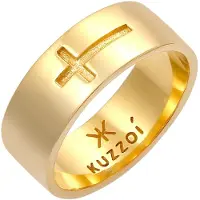 KUZZOI Ring 'Kreuz' guld