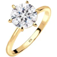 Elli Ring guld / transparent