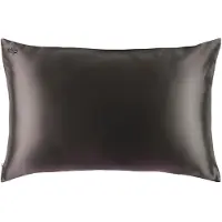 Slip - Pudebetræk I Ren Silke - Queen - Pillowcase Queen Charcoal - For Women