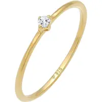Elli PREMIUM Ring guld / transparent