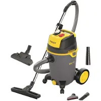 Stanley SXVC25PTDE, Tør&våd, Sort, Gul, Knapper, 25 L, 4 hjul, Vekselstrøm