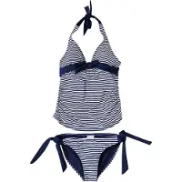 Petit Amour Tankini 'Annie' koboltblåt / hvid