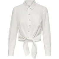 ONLY Lecey Knot Skjorte Med Lange ærmer