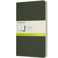 Moleskine Cahier Journal Blank Large Grøn 3-Pak