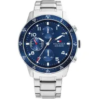 Tommy Hilfiger Herreur 1791949 Jimmy Blå/Stål Ø44 mm
