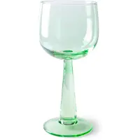 HK Living The Emeralds Vinglas Høje 4-pak 20 cl Grøn