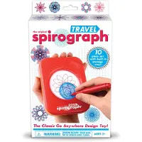 Spirograph Tegnesæt - 10 Dele - Rejsesæt - - OneSize - Kreasæt
