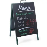 Hendi Atskirai stovinti MENU reklaminė informacinė lenta restoranams 500x850mm - 664117