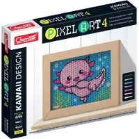 Quercetti Pixelkunst 4 Tab. Kawaii Axolotl