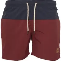 Urban Classics Badeshorts navy / burgunder