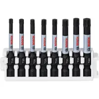 Bosch Impact Control-skruetrækker bitsæt, 8 dele, 1xT15,2xT20,2xT25,2xT30,1xT40