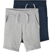 Name it Bukser 'Vermo' navy / grå-meleret