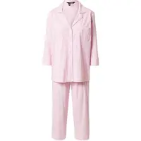 Ralph Lauren Pyjamas lys pink / hvid