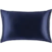 Slip Pure Silk Queen Pillowcase - Navy Pude 1 stk.
