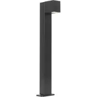 QAZQA Industriel udendørs gulvlampe sort 65 cm IP44 - Baleno