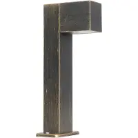 QAZQA Industriel stående udendørslampe antik guld 35 cm IP44 - Baleno