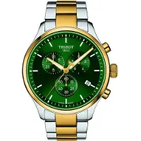 Tissot Herreur T116.617.22.091.00 T-Sport Grøn/Gul guldtonet stål