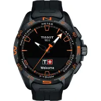 Tissot Herreur T121.420.47.051.04 T-Touch Sort/Gummi Ø47.5 mm
