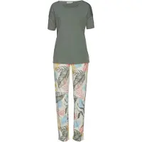 Vivance Pyjamas ecru / lyseblå / curry / khaki / gammelrosa