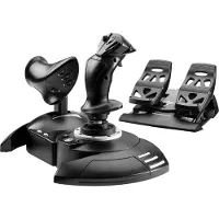 Thrustmaster T-Flight Full Kit X - Joystick, speeder og pedaler - kablet - for PC, Microsoft Xbox One, Microsoft Xbox Series S, Microsoft Xbox Series X