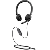 Microsoft Modern USB-C Headset for Business - Headset - på øret - kablet - USB-C - sort - Certified for Teams