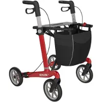 Rehasense Athlon SL Rollator *SUPER LET* - Rød - Udendørs rollator