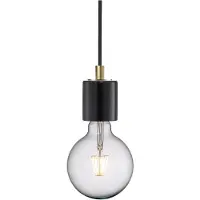 Nordlux Siv pendel, marmor, sort