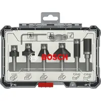 Bosch OVERFRÆSERSÆT HM BLANDET 8MM 6 DELE