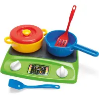 Dantoy Kogepladesæt - My Little Kitchen - 6 dele - - OneSize - Legekøkken