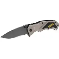 Stanley FMHT0-10311, Låsning af knivblad, Dråbepunkt, Rustfrit stål, Grå, 19 cm, 8 cm