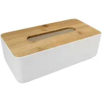 Huismerk bambus serviet/dispenser-boks til vægpapir