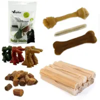 Brekz Dental Rawhide - oksehud stick presset tyggesnack til hunde 12,5 cm