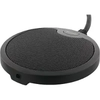 Deltaco Office DELC-0002 - Mikrofon - kablet - USB, 3,5 mm jackstik - sort