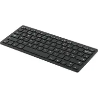 Deltaco TB-631 mini Keyboard Bluetooth - Nordic - black - Tastatur - Nordisk - Sort
