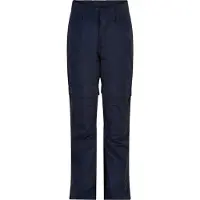 Color Kids Bukser - m. Zip Off - Total Eclipse - - 6 år (116) - Bukser - Bomuld