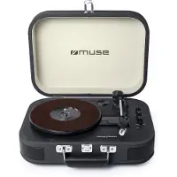 Muse MT-201 DG, Sort, 33,45,78 rpm, 10 m, 3,5 mm, 5 W, 100 - 240 V