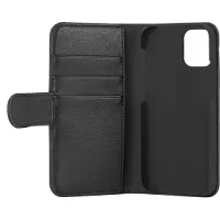 Essentials Wallet - Flipomslag til mobiltelefon - polyurethan - sort - for Apple iPhone 12 mini