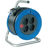 Brennenstuhl Garant - Strømfordelingsenhed - output-stikforbindelser: 4 - 15 m ledning - sort