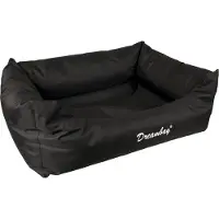 Flamingo Hundekurv Dreambay - Sort - 100 x 80 x 25 cm
