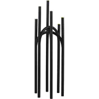 AYTM Angui lysestage 92 cm Sort/Guld